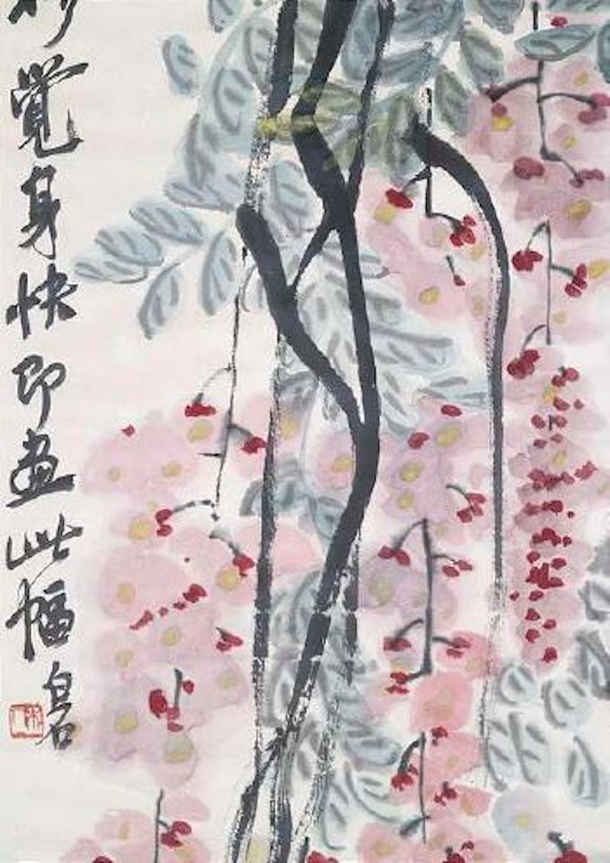 Glyzinien by Qi Baishi