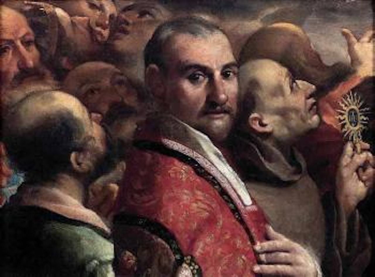 Assembée de saints by Guercino