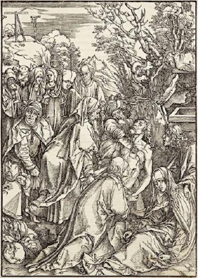 La Sépulture ou La Descente de croix by Albrecht Dürer
