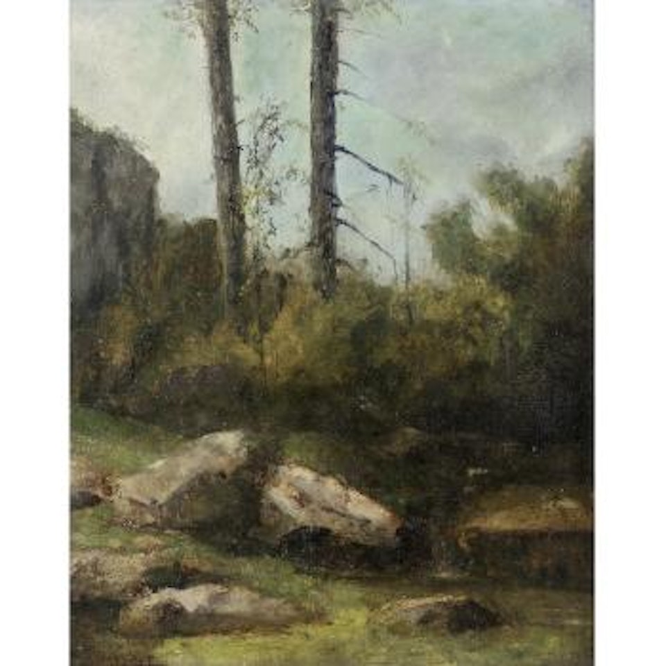 La Garenne de Bussac en Saintogne by Gustave Courbet