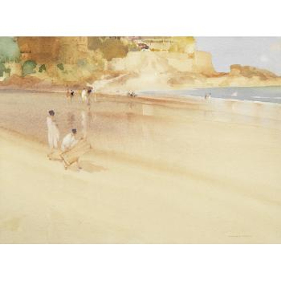 Early Arrivals, Dinard by William Russell Flint
