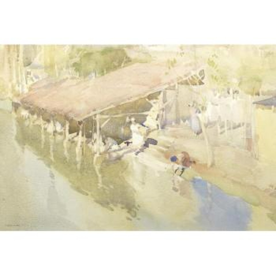 Washerwomen by William Russell Flint