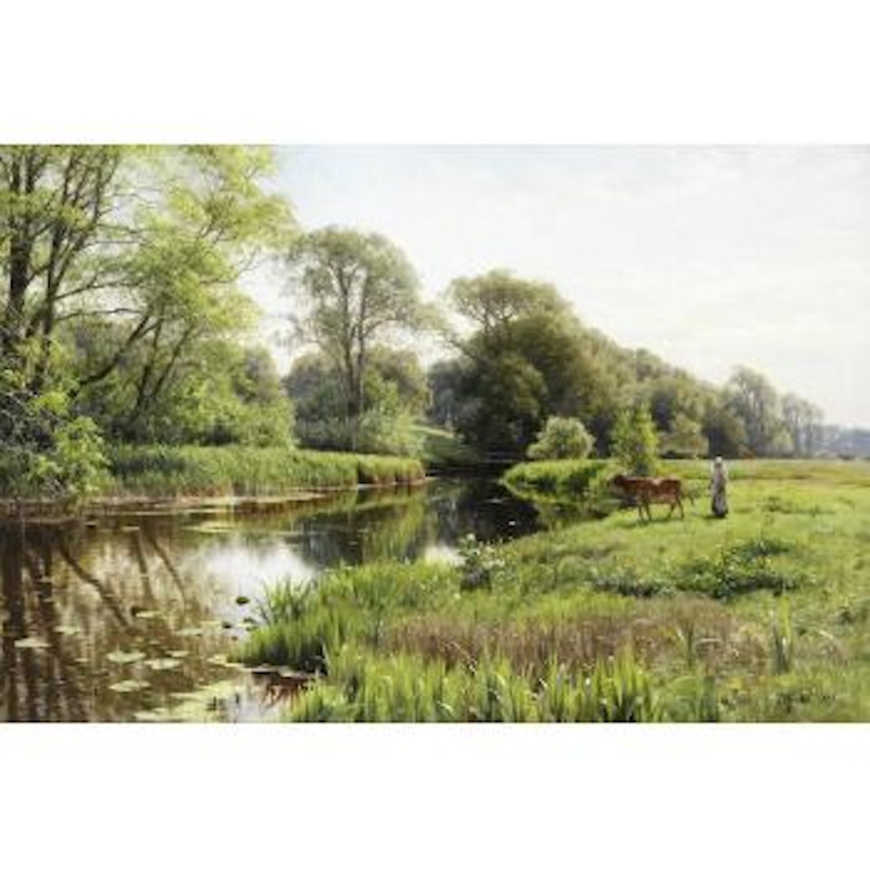 By The River by Peder Mork Monsted