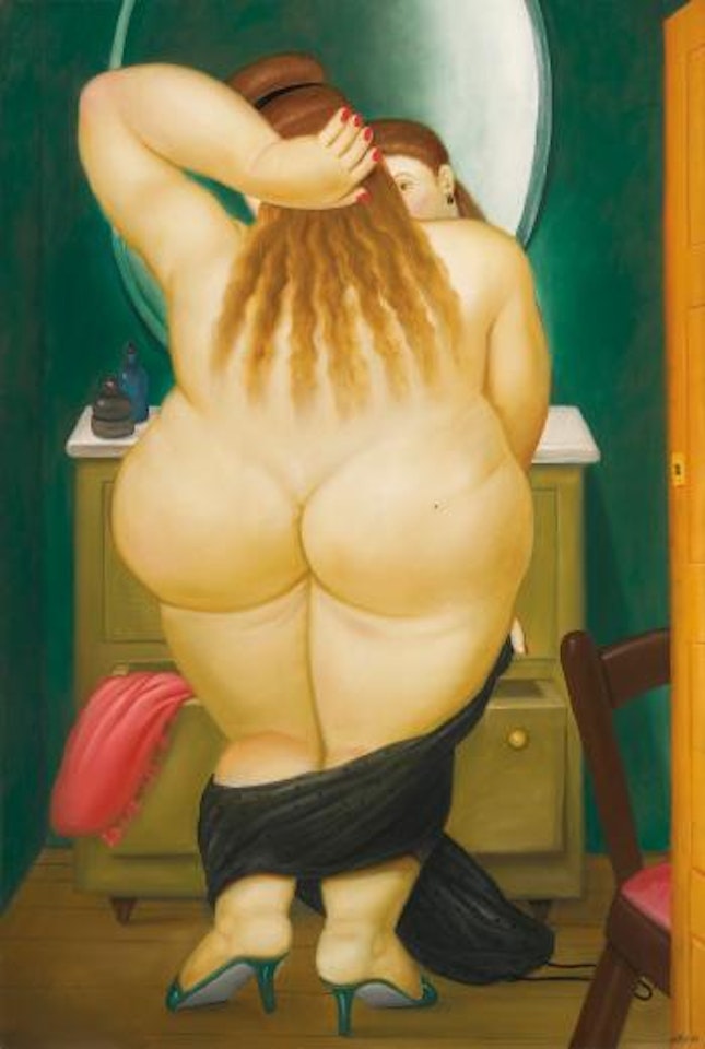 Desnudo ante el espejo by Fernando Botero