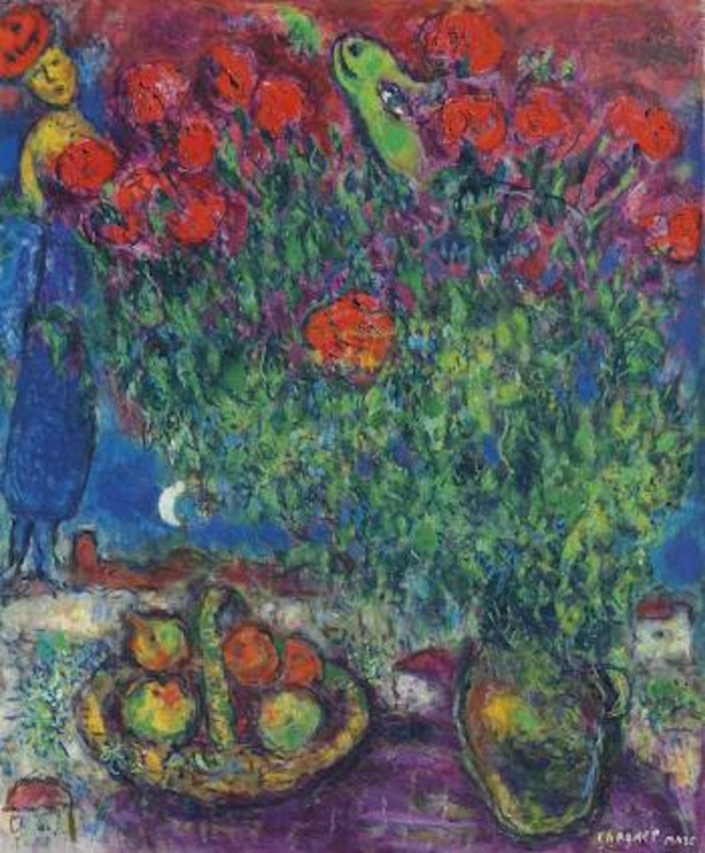 La nappe mauve by Marc Chagall