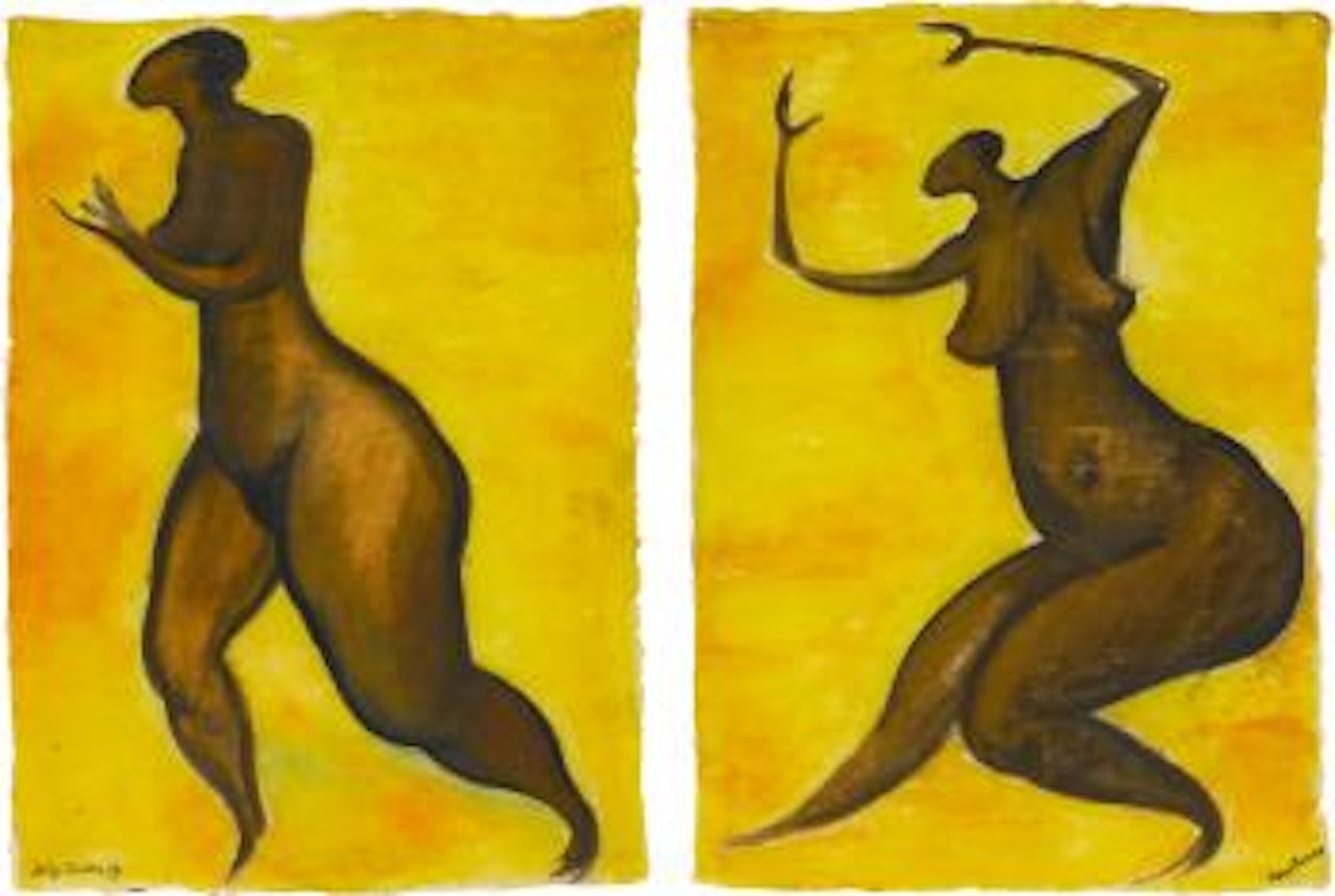 Bailarinas by Diego Rivera