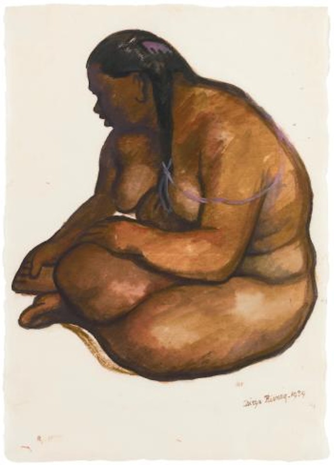 Desnudo De Modesta by Diego Rivera