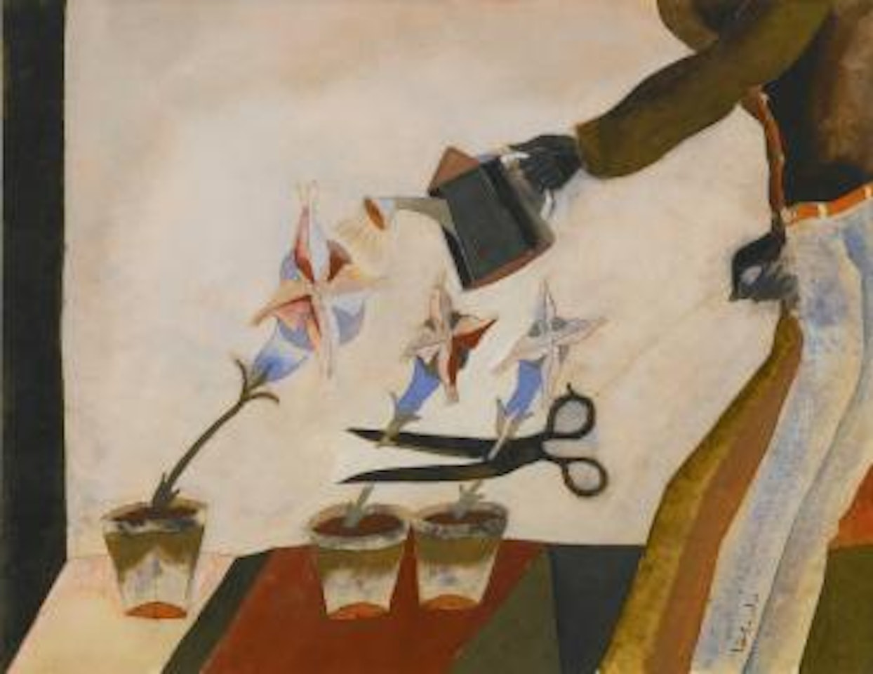 Watering Flowers by Francisco Toledo