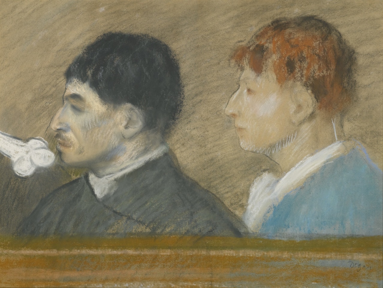 PHYSIONOMIE DE CRIMINEL by Edgar Degas