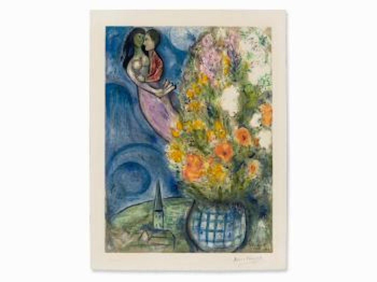 Les Coquelicots (Red Poppies) by Marc Chagall
