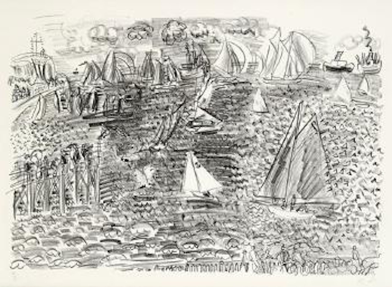 Les Régates by Raoul Dufy