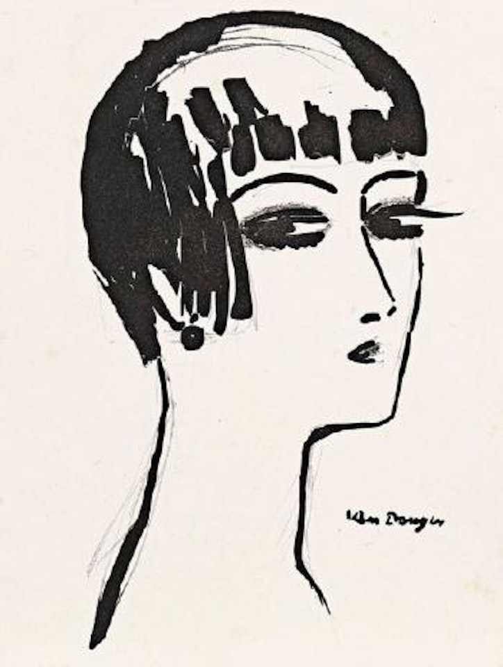 Les Cheveux courts by Kees van Dongen