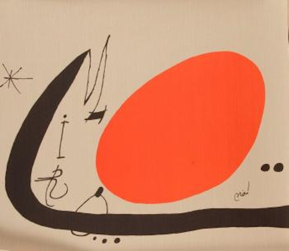 Ma de proverbs by Joan Miró