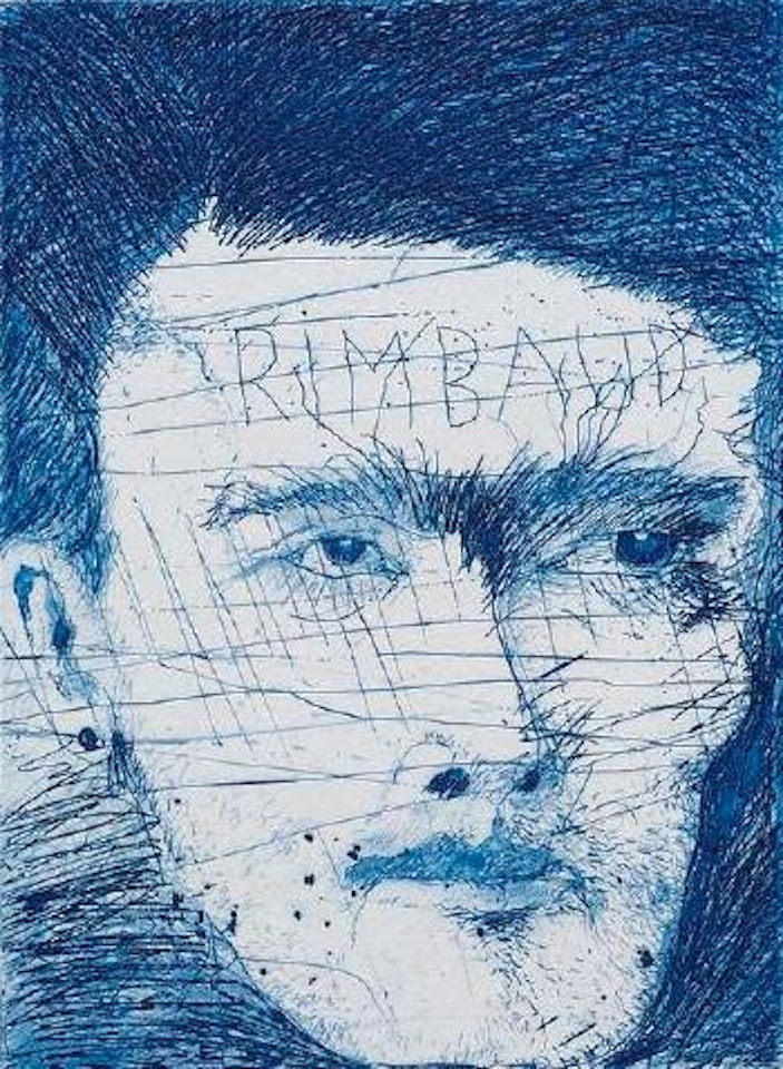 Rimboud wounded in Brussels by Jim Dine