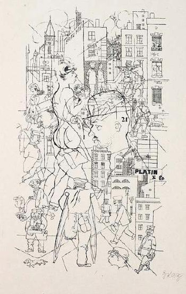 Querschnitt (Platin & Co.) by George Grosz