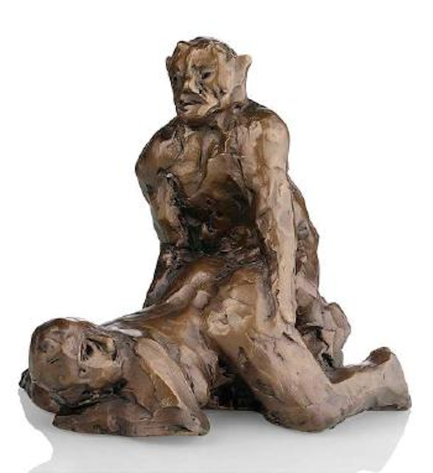 Nymphe und Satyr II by Alfred Hrdlicka