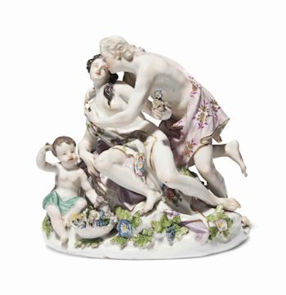 Group of Zephyr and Flora by Johann Joachim Kändler