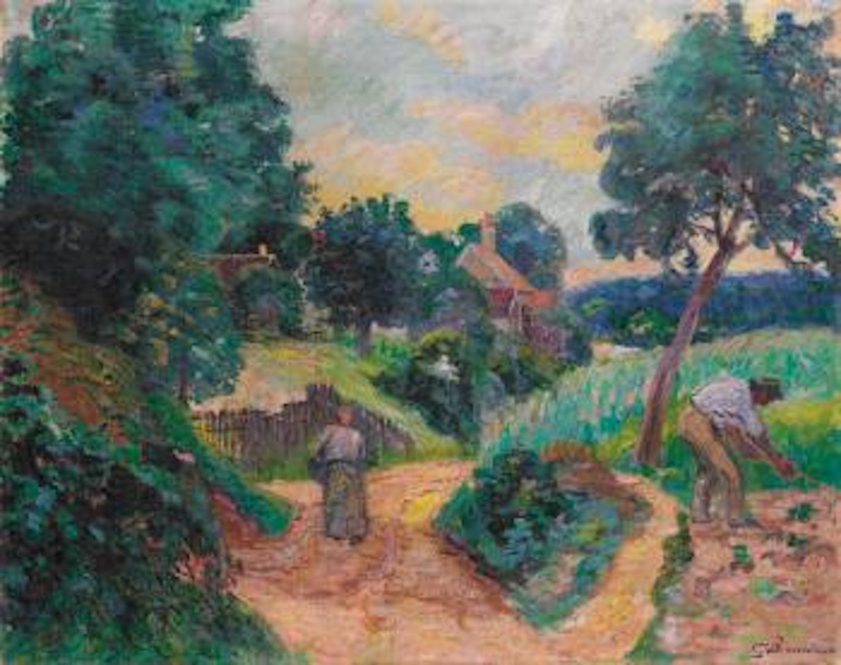 Chemin Des Carrières À Miregaudon by Armand Guillaumin