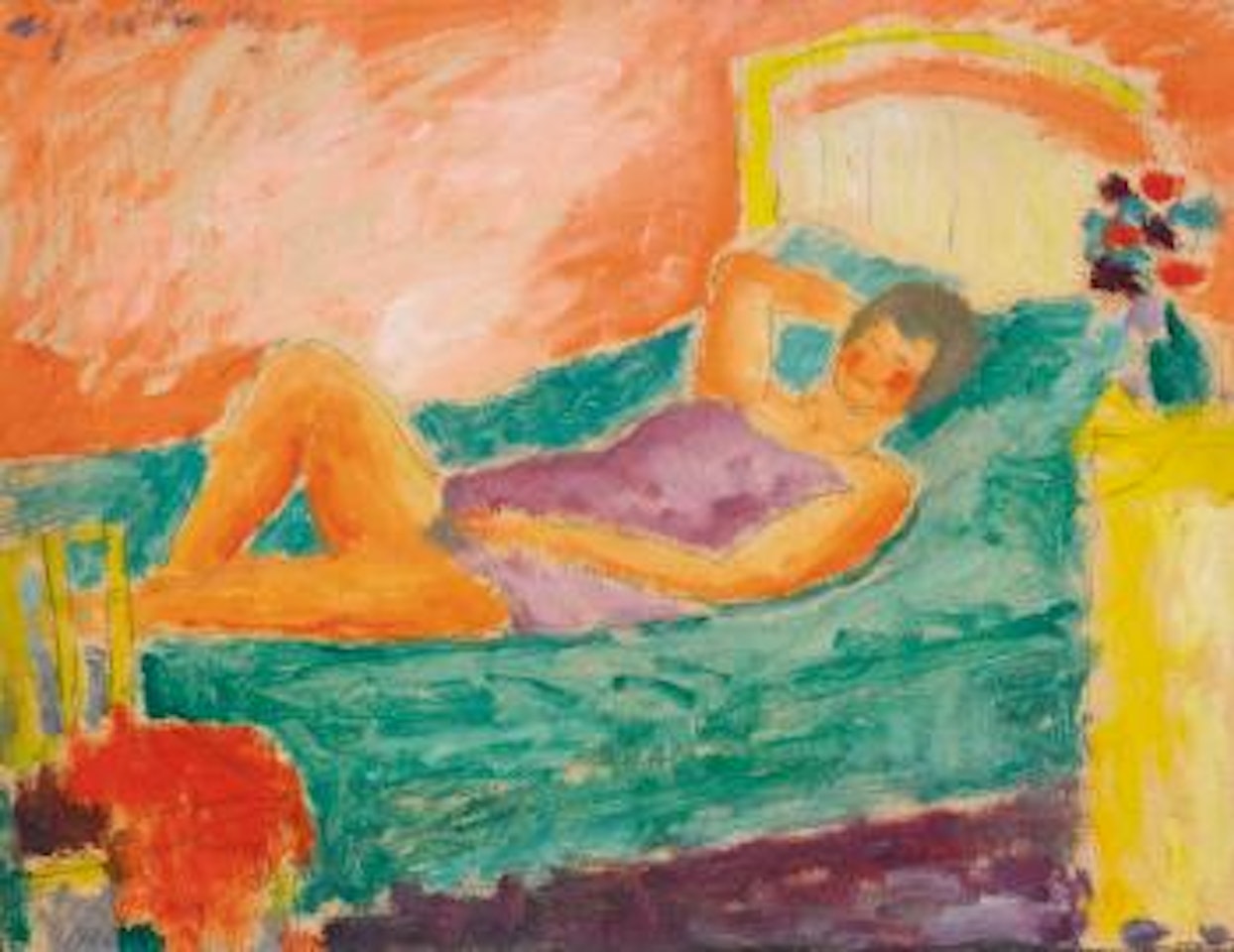 Akt in St. Prex (Nude in St. Prex) by Alexej von Jawlensky