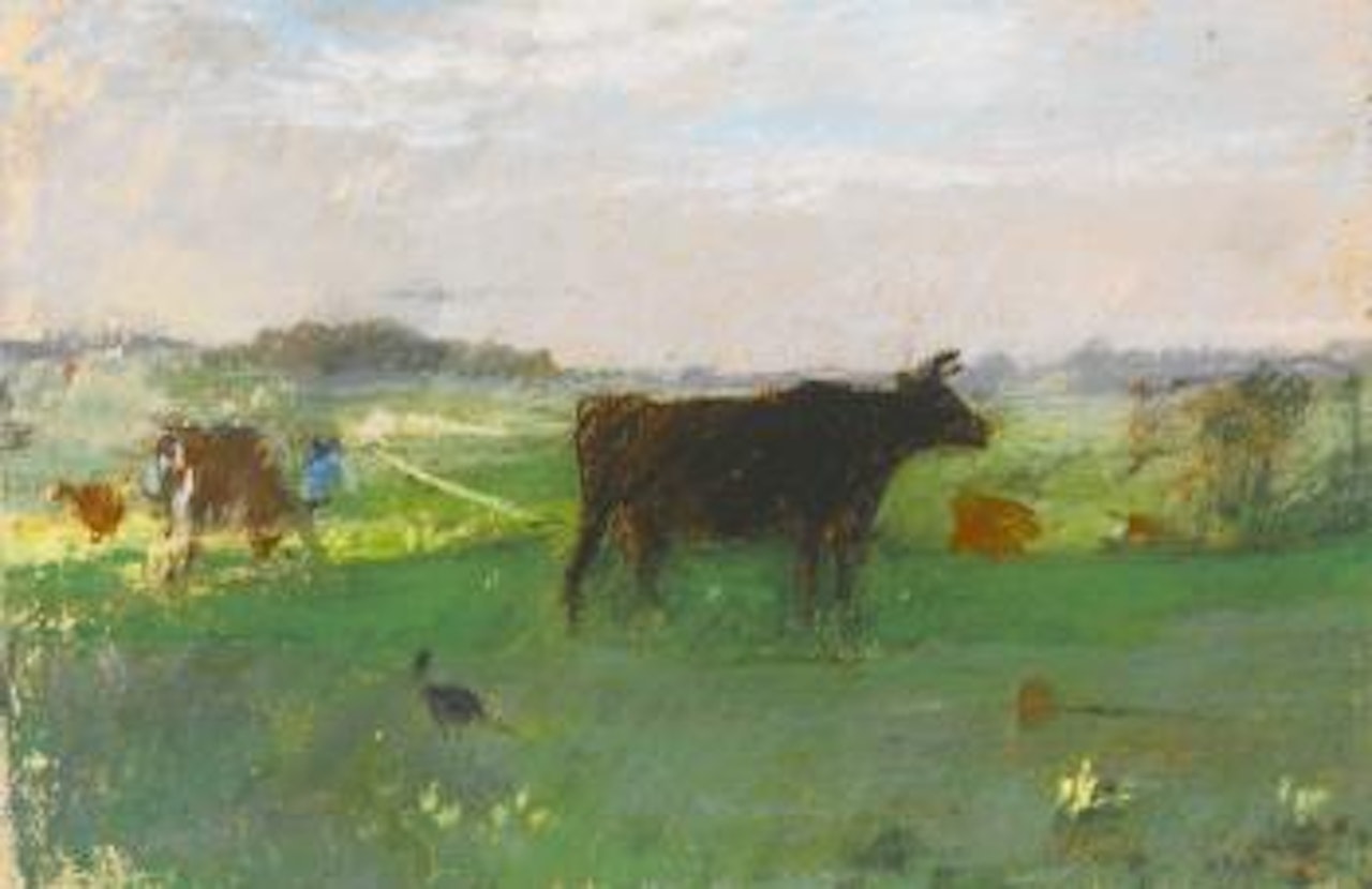 Vaches En Normandie by Berthe Morisot