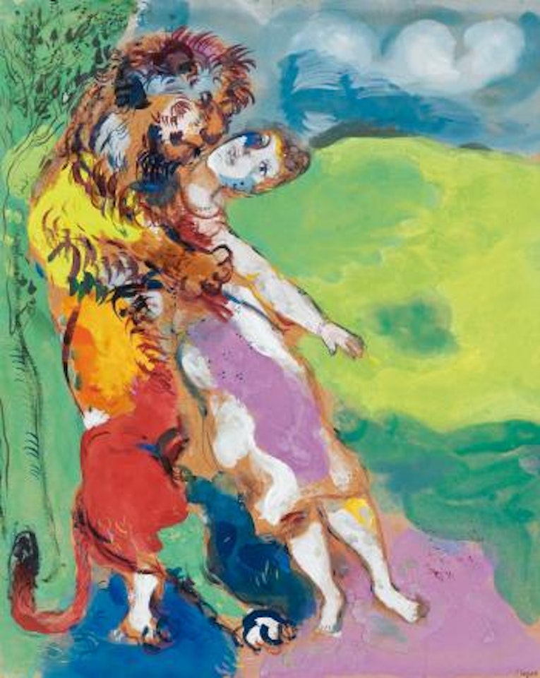 Le Lion Amoureux (Fables De La Fontaine) by Marc Chagall