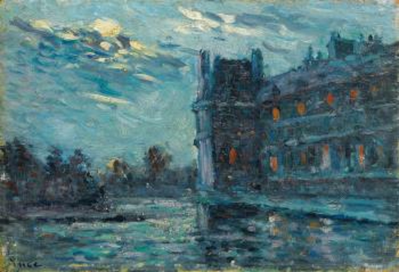 Les Inondations De 1910, Le Pavillon De Flore by Maximilien Luce
