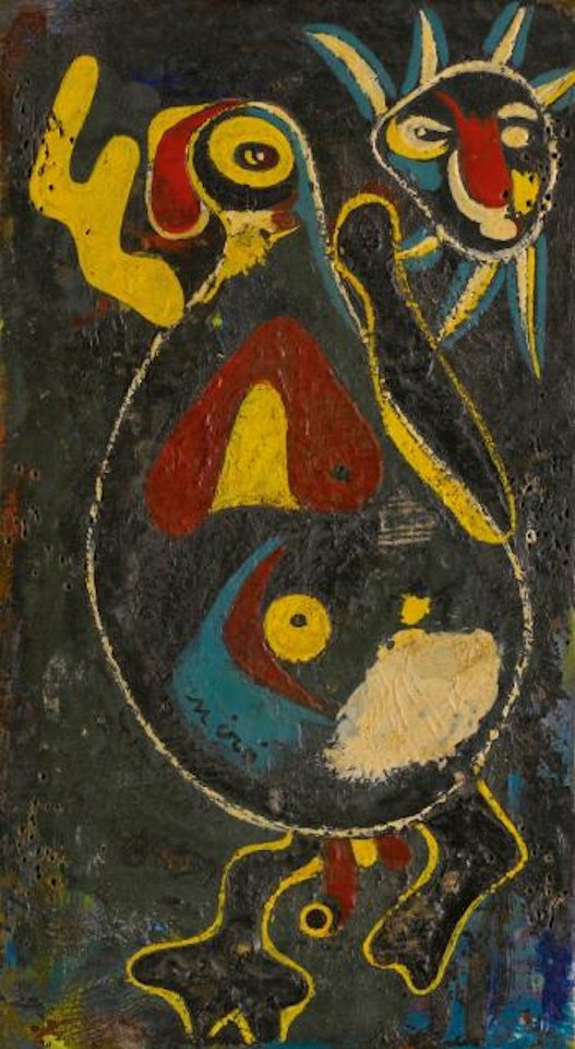 Personnage - Oiseau Et Soleil by Joan Miró