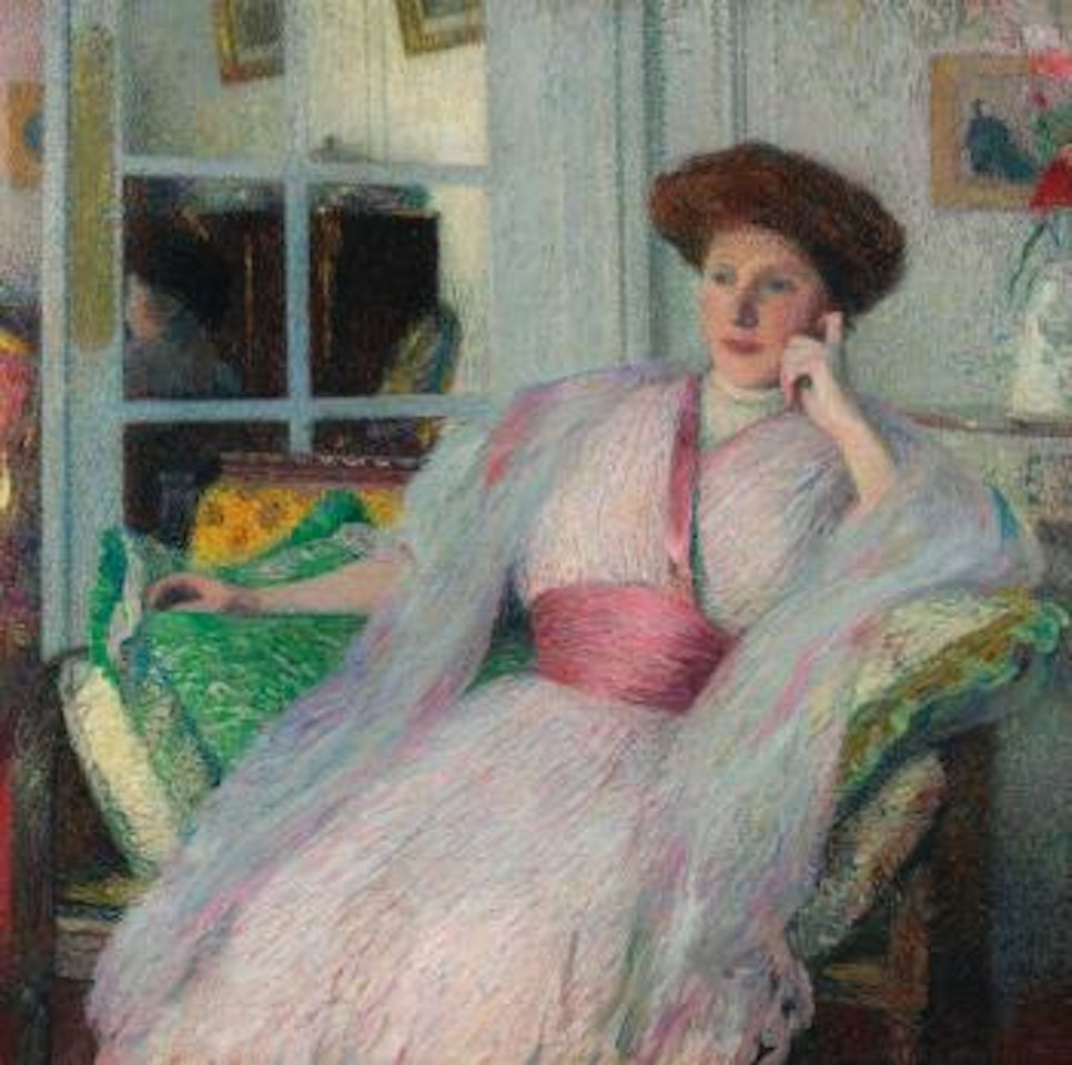 Portrait D'Isabelle Viviani by Henri Jean Guillaume Martin