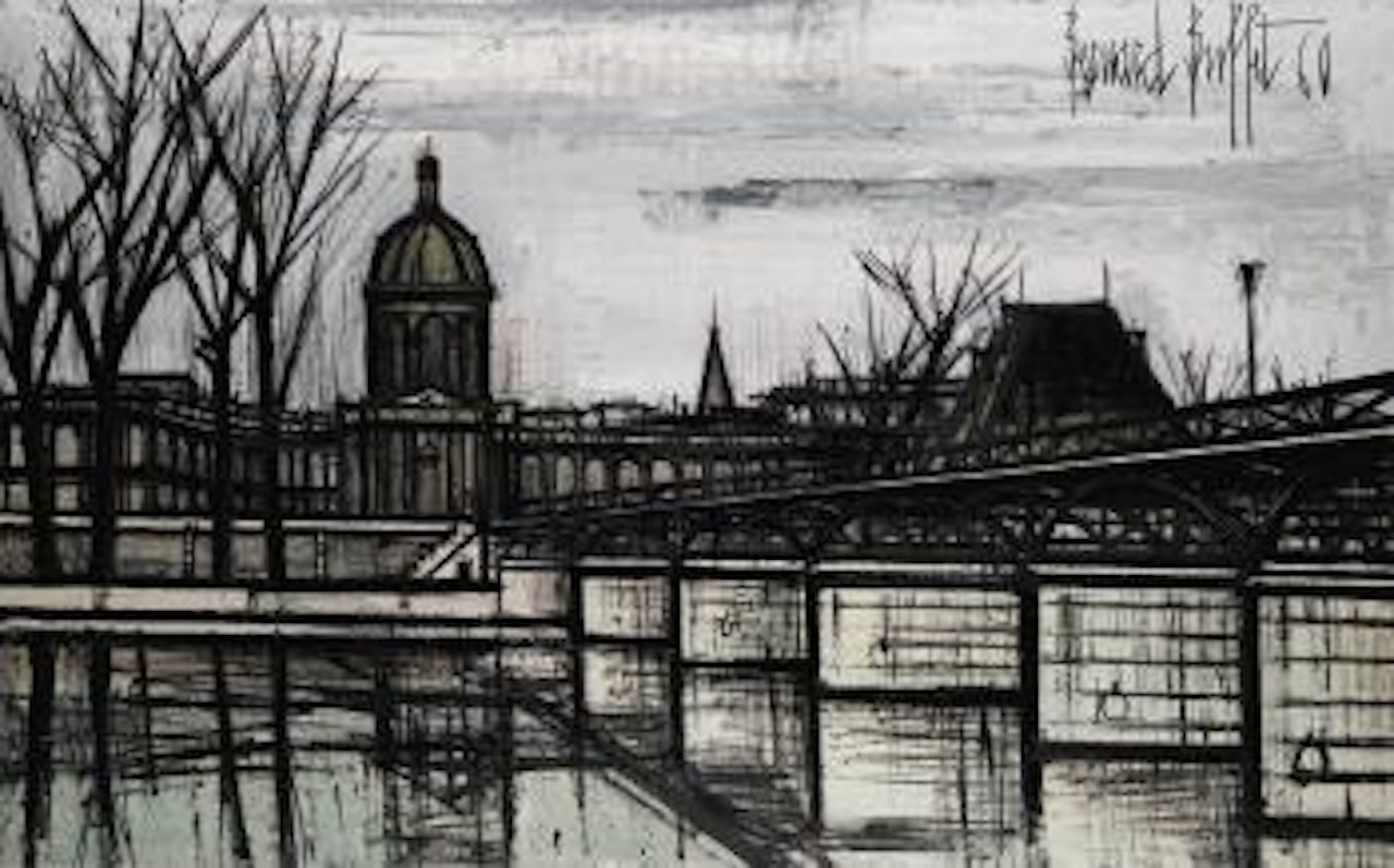 Le Pont Des Arts Et L'institut by Bernard Buffet