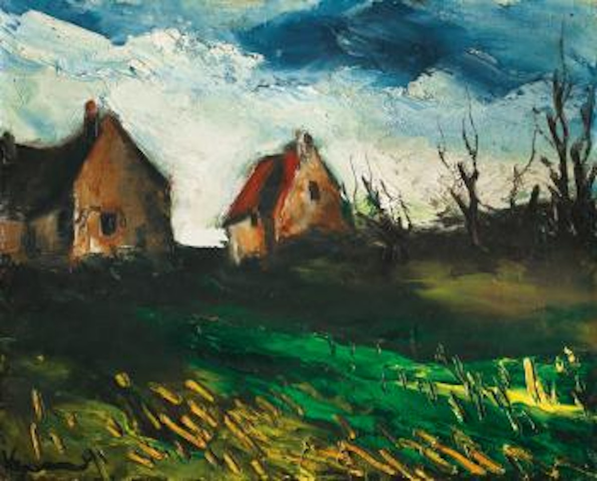 Maisons Dans Les Champs by Maurice de Vlaminck