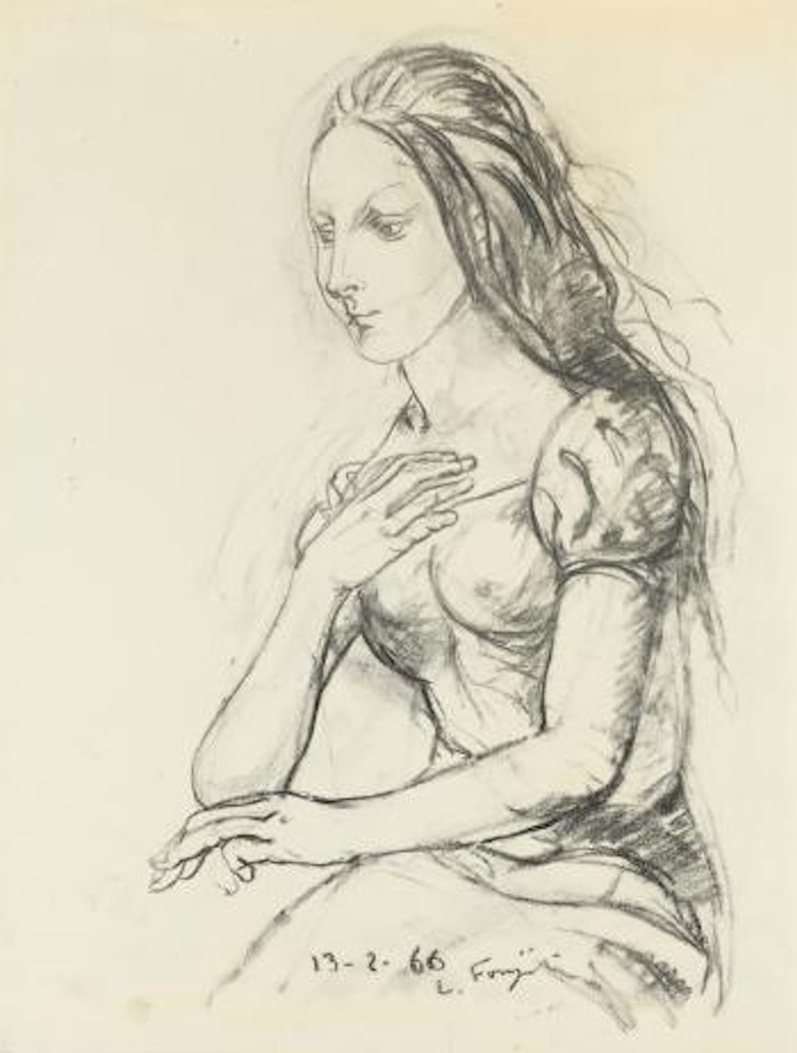 Jeune Femme by Leonard Tsuguharu Foujita