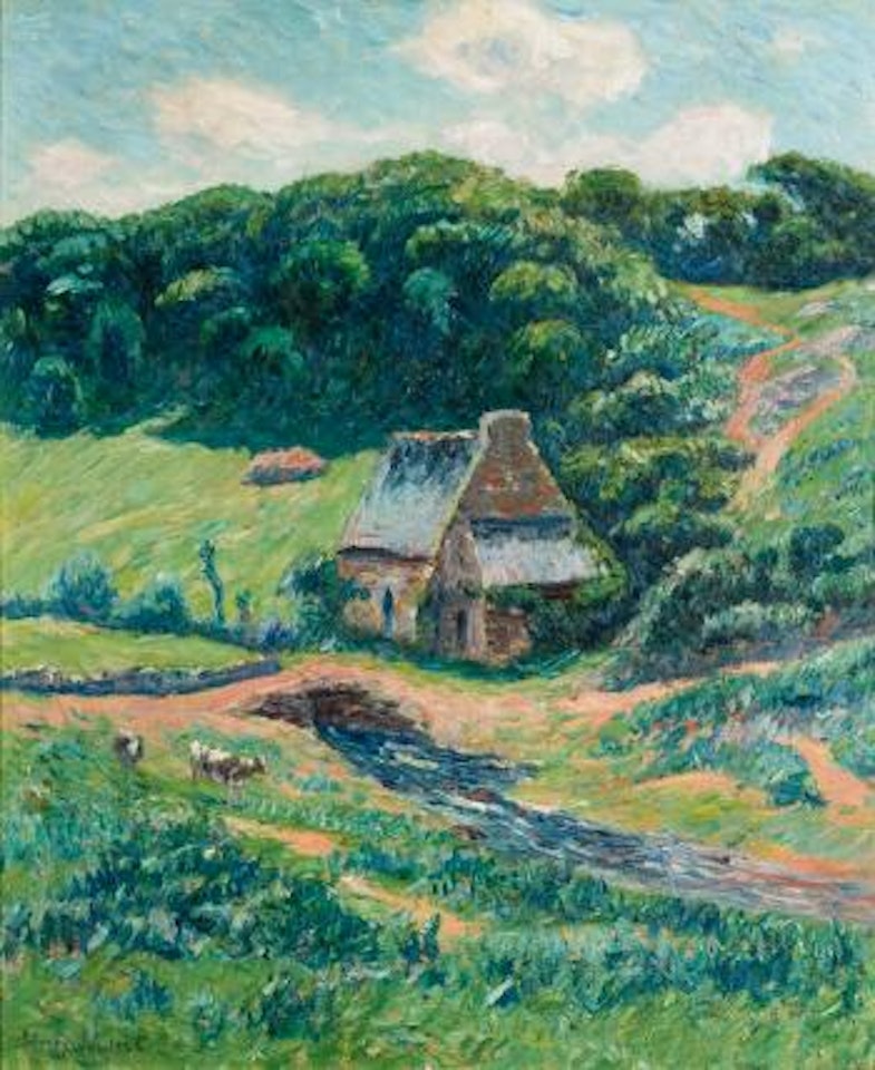 Ferme En Bretagne by Henry Moret