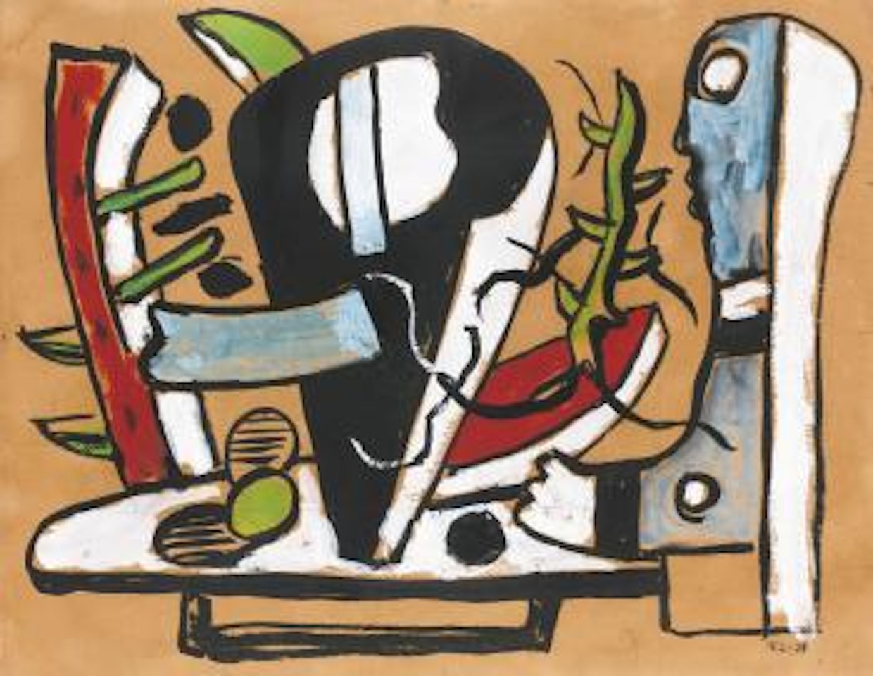Le Profil Bleu by Fernand Leger