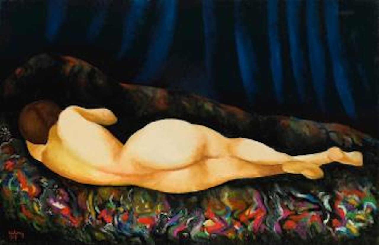 Nu Couché De Dos by Moïse Kisling