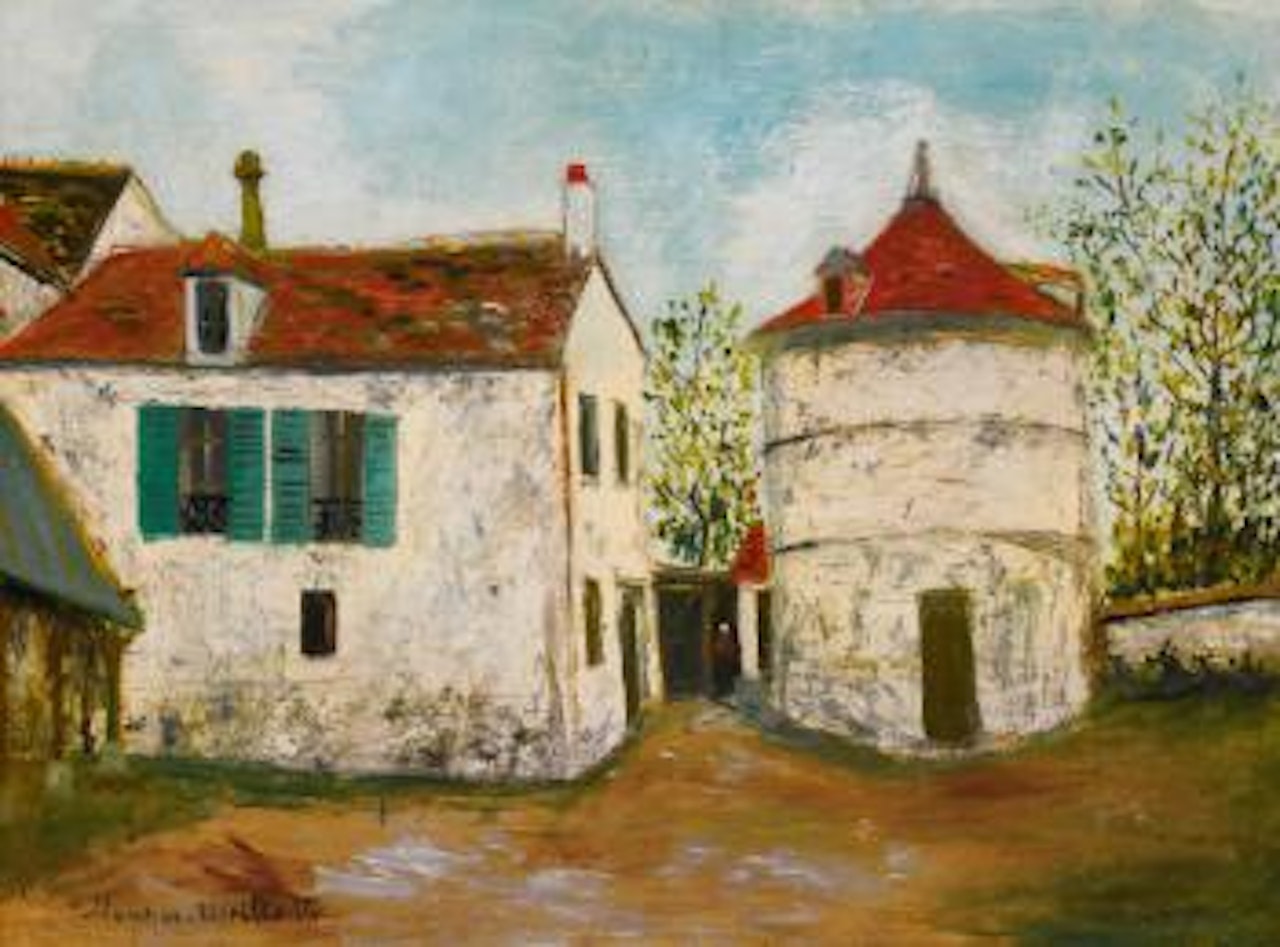Ancien Domaine De Gabrielle D'estrées À Bezons (Val D'oise) by Maurice Utrillo