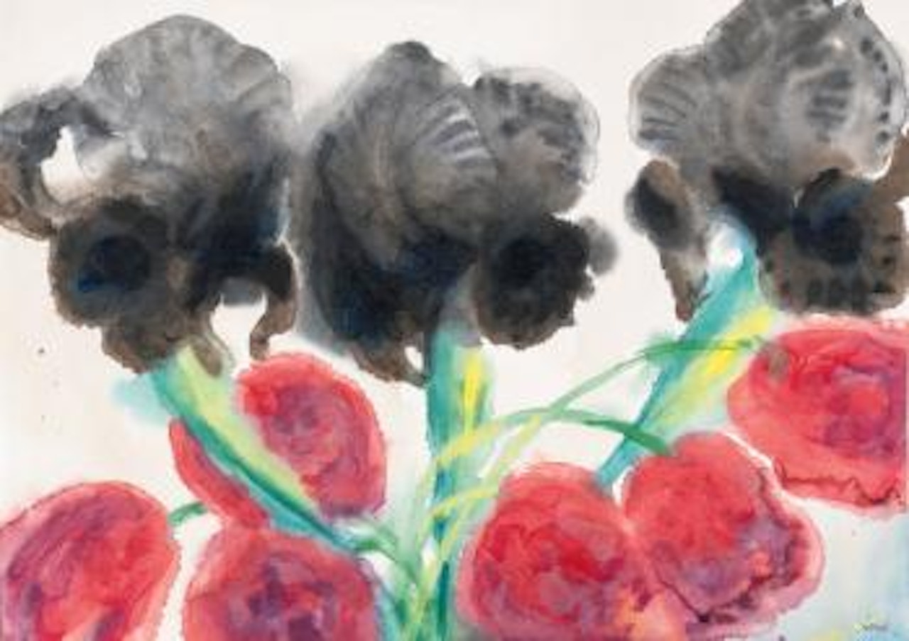 Blumen (Flowers) by Emil Nolde