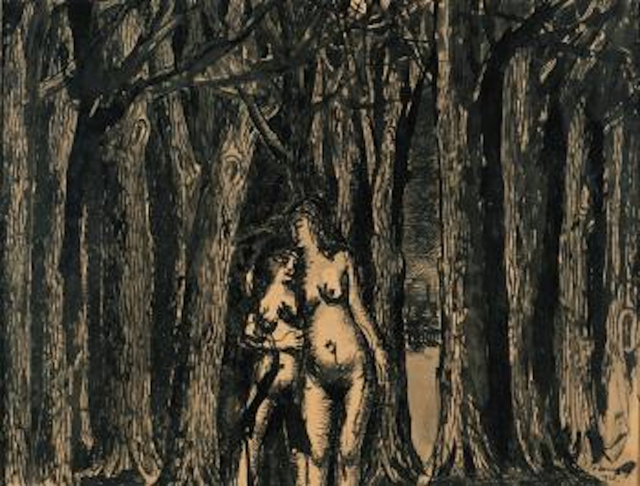 Nues Dans Le Bois by Paul Delvaux