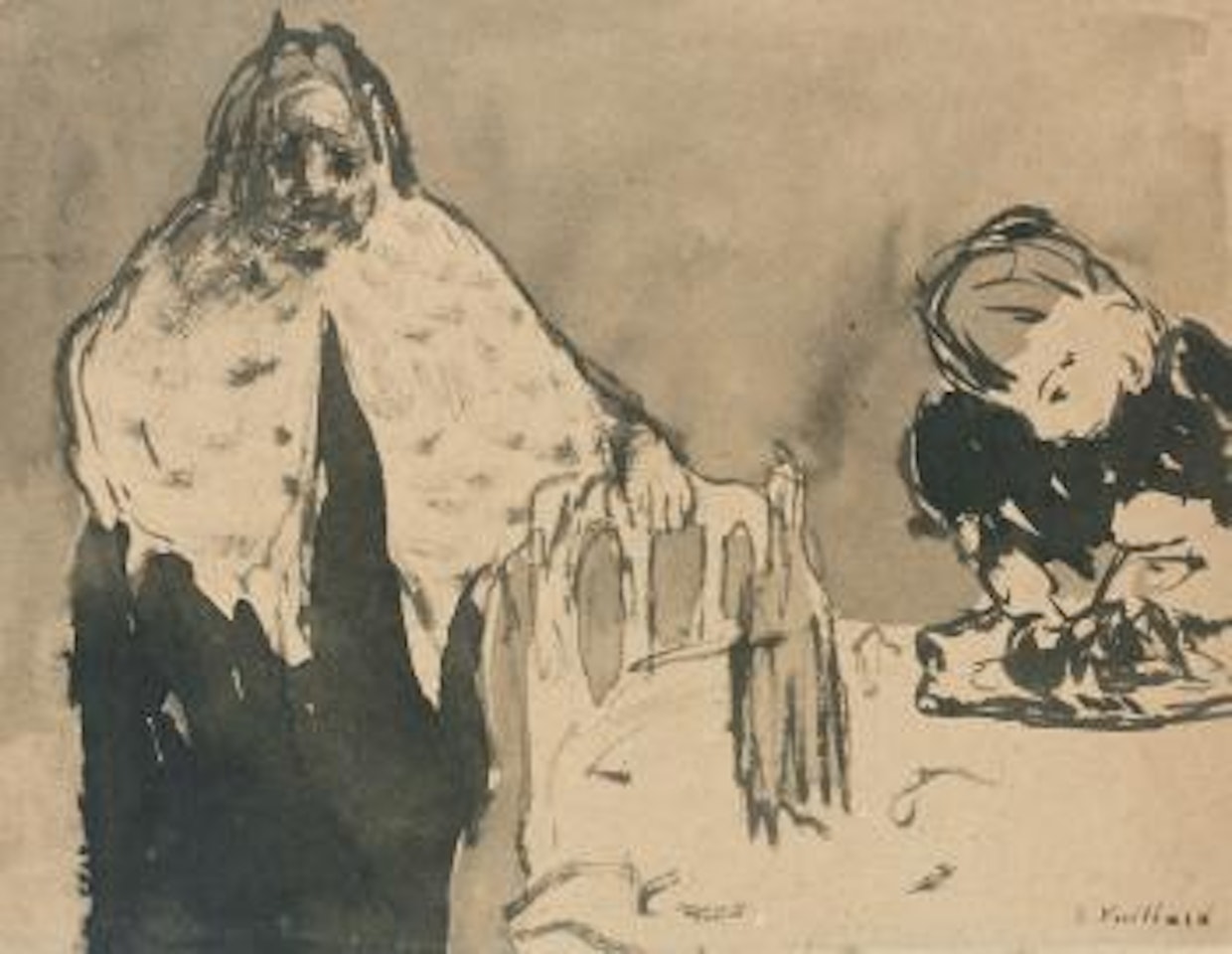 Fin De Repas by Édouard Vuillard