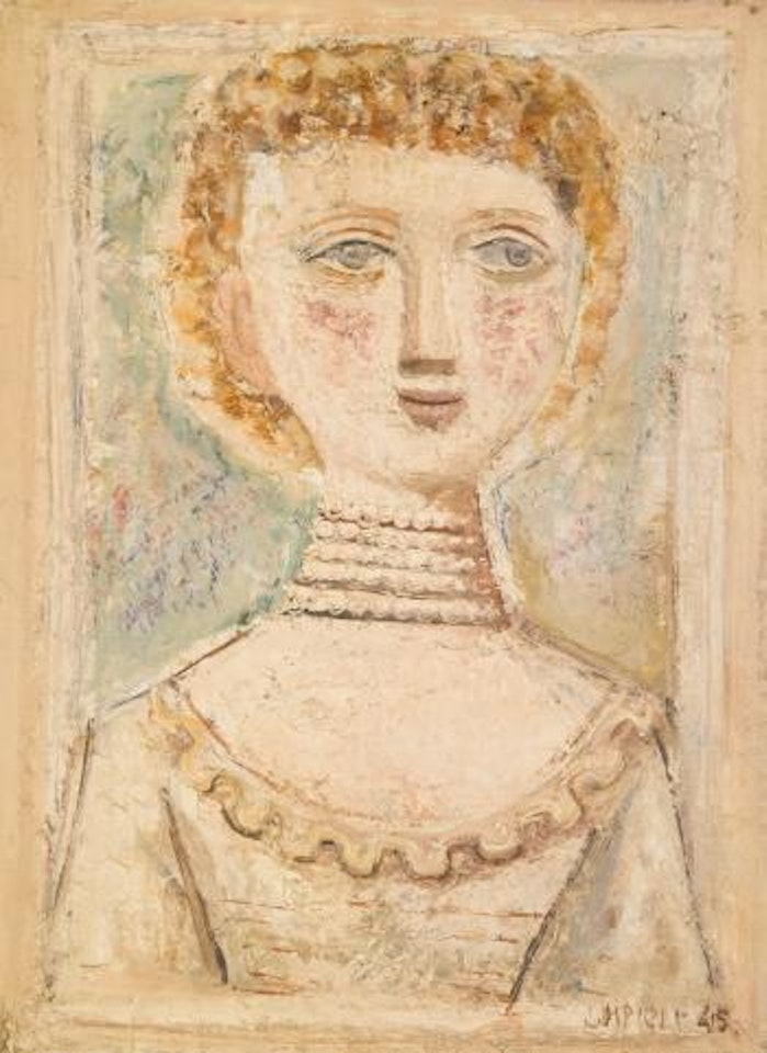 Donna Con La Collana (Woman with Necklace) by Massimo Campigli
