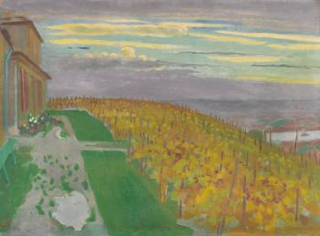 Vignes À Bessan - Recto. Pont De Bordeaux - Verso by Maurice Denis