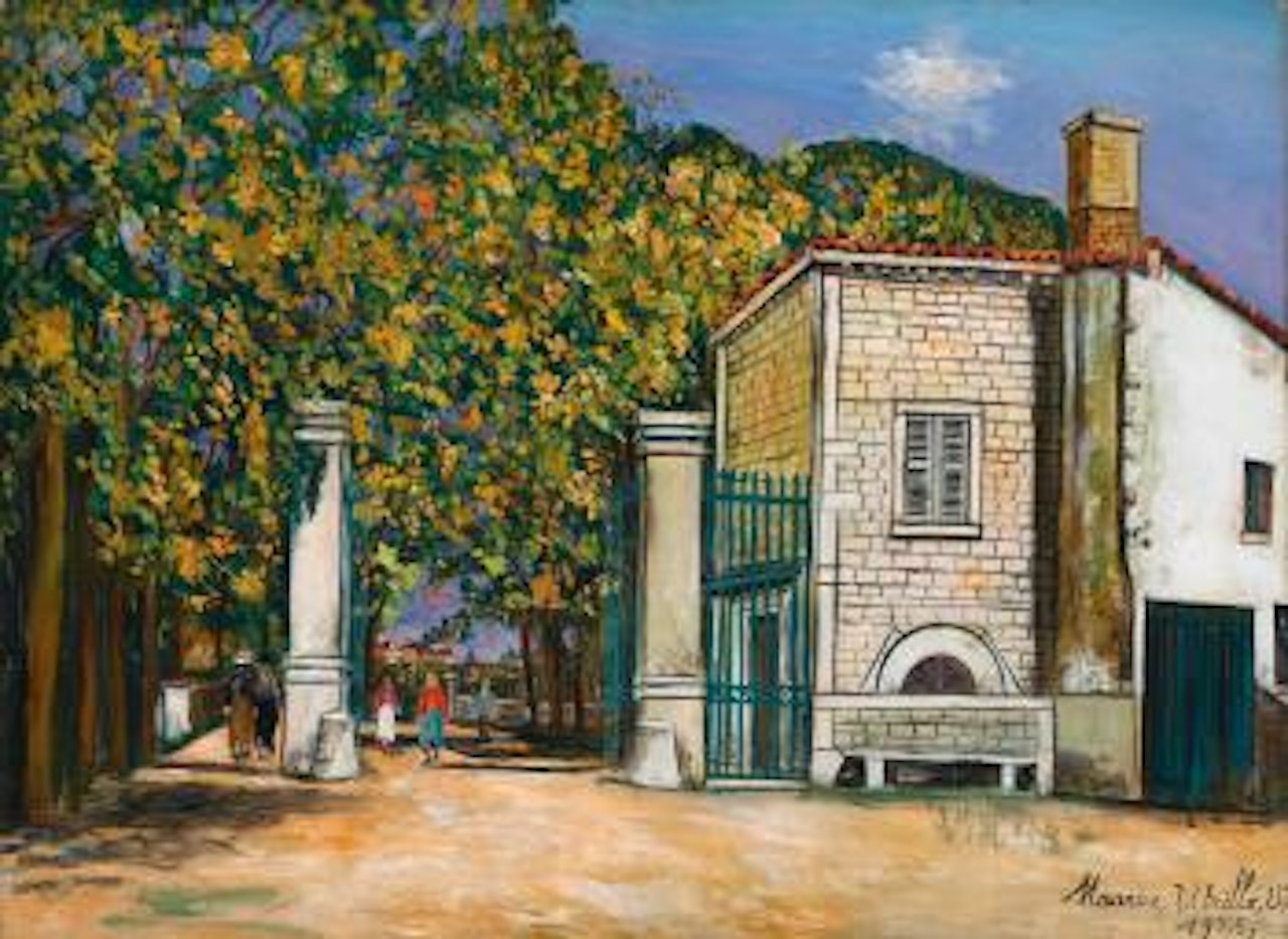 Le Château De Saint-léger À Brouilly by Maurice Utrillo