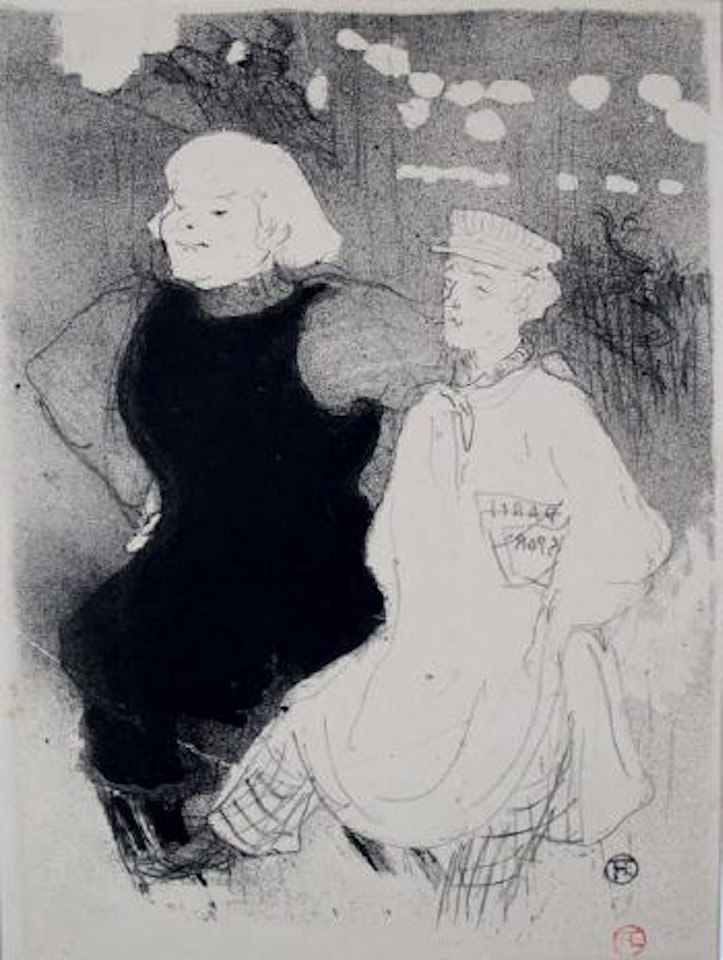 Au Moulin Rouge : l'Union Franco-Russe by Henri de Toulouse-Lautrec