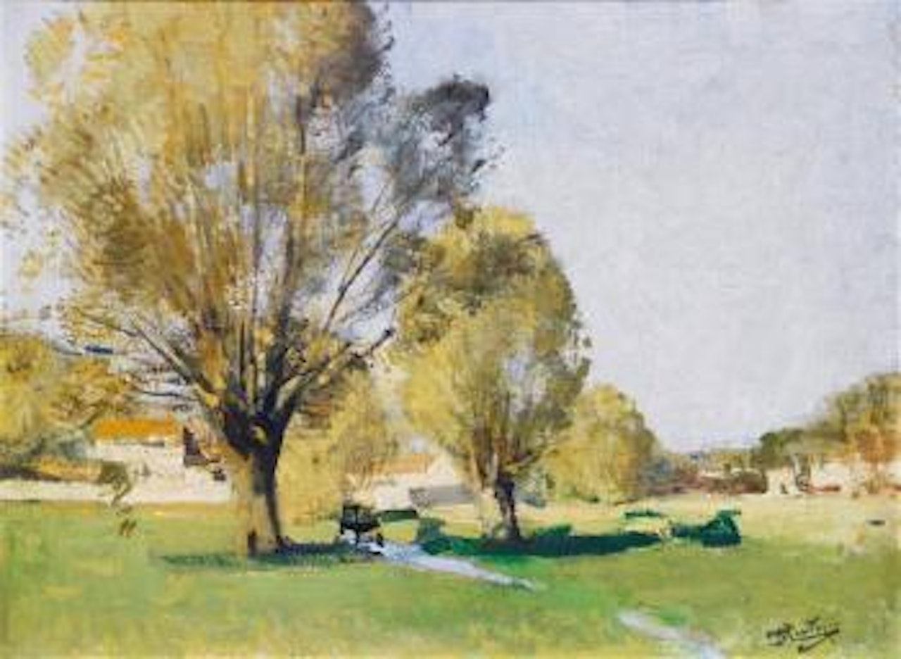 L'Automne à Montheul by Pierre Eugène Montezin