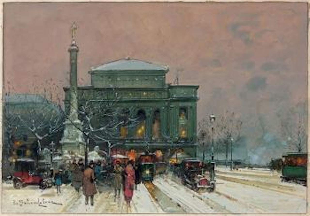 Le Châtelet by Eugene Galien-Laloue