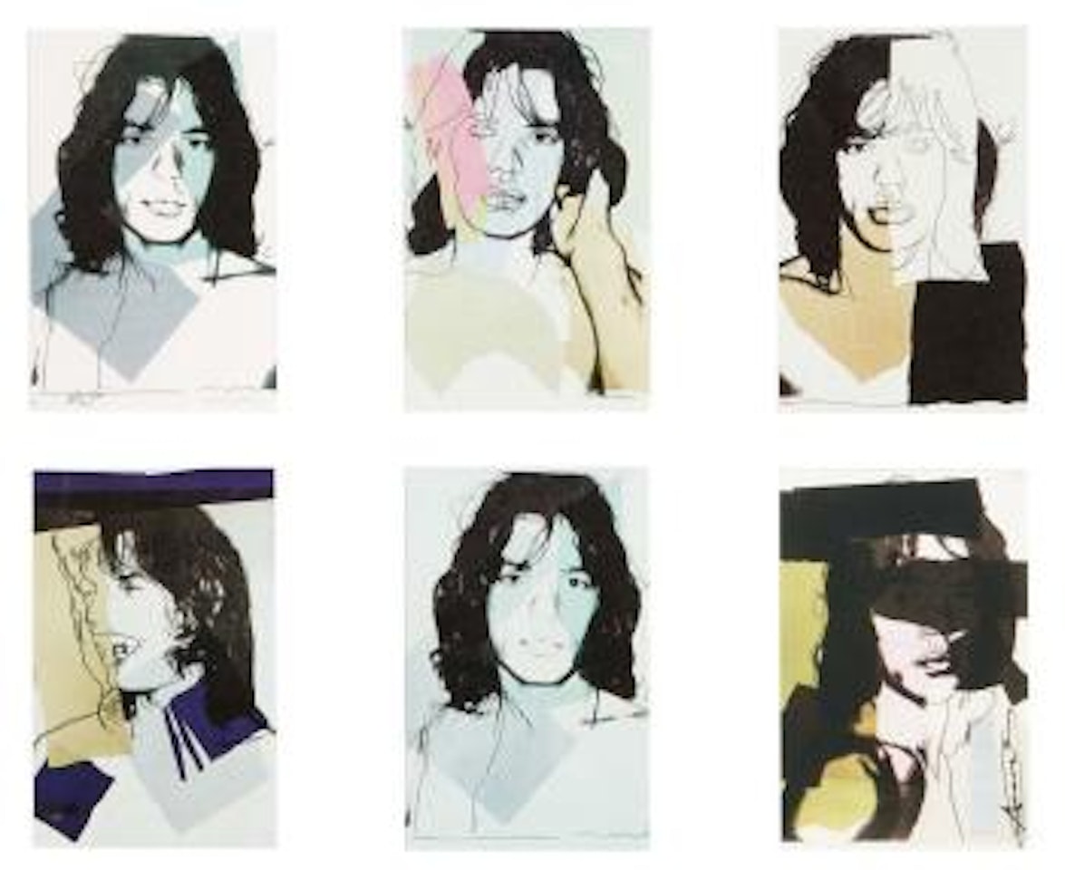 Mick Jagger by Andy Warhol