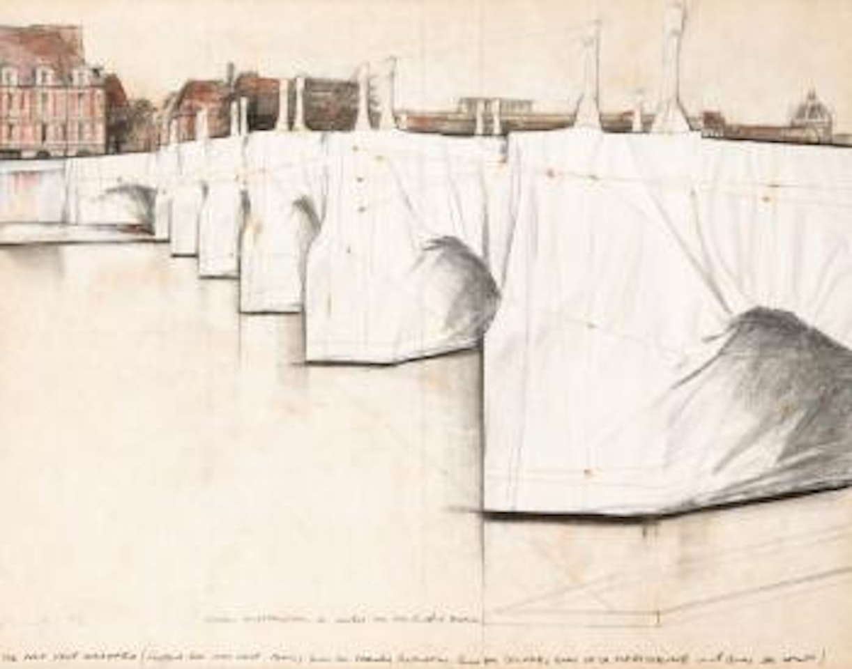 The Pont Neuf wrapped by Christo