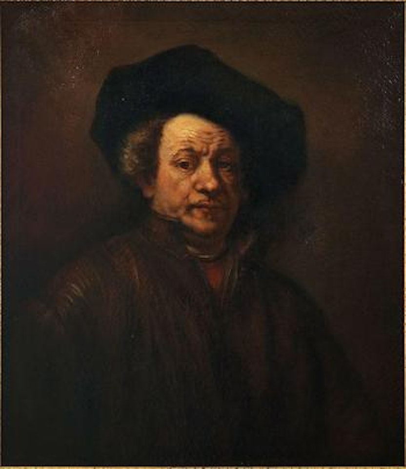 Self portrait by Attributed to Rembrandt Harmensz van Rijn