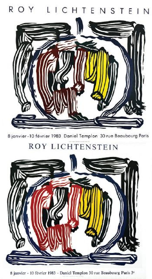 Roy Lichtenstein. Daniel Templon by Roy Lichtenstein