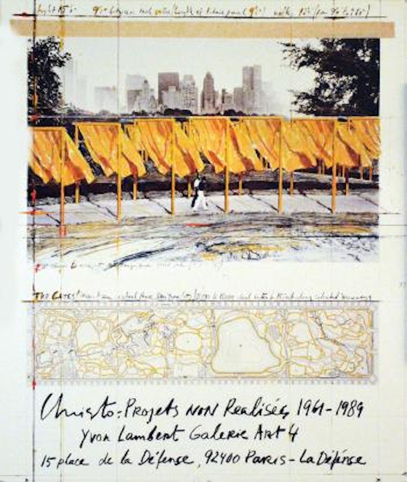 Projets non réalisés Paris La Défense by Christo