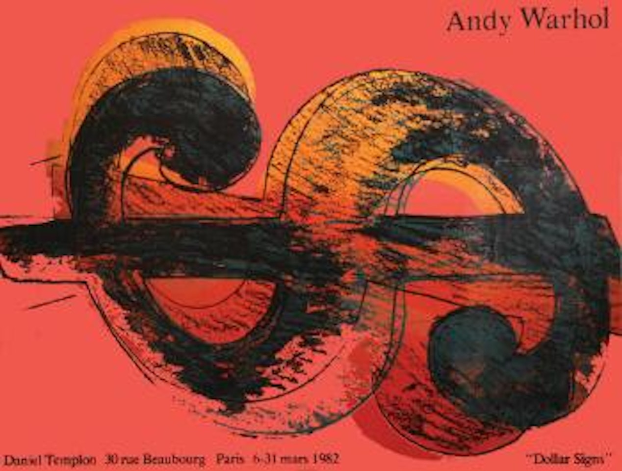 Andy Warhol - Dollar Signs - Daniel Templon by Andy Warhol